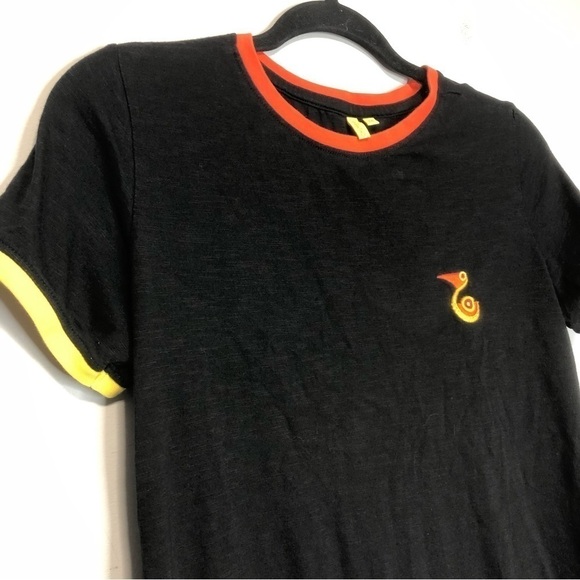 Chumbak Short Sleeve Embroidered Duck Tee, size M - Picture 3 of 7
